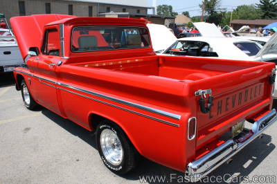 Red Chevrolet truck Red Chevrolet truck